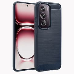imoshion Brushed Back Cover Oppo Reno 12 Pro - Dunkelblau