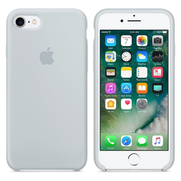 Apple Silikoncase Apple iPhone SE (2022 / 2020) / 8 / 7 - Mist Blue