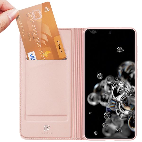 Dux Ducis Slim TPU Klapphülle für Samsung Galaxy S21 Plus - Roségold