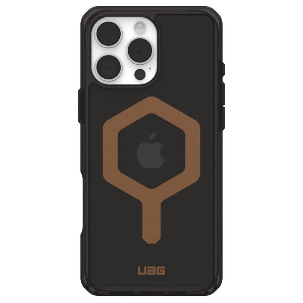 UAG Plyo Backcover MagSafe für das iPhone 16 Pro Max - Black / Bronze