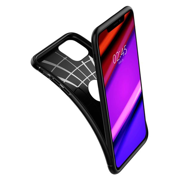 Spigen Rugged Armor Case fürSchwarz iPhone 11 Pro Max