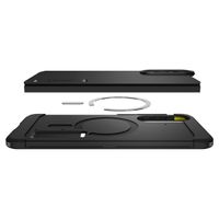 Spigen Tough Armor Backcover MagSafe Samsung Galaxy S25 Edge - Schwarz