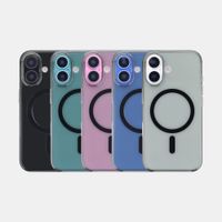 Accezz Lite Backcover mit MagSafe Apple iPhone 16 - Smokey Clear