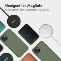 Accezz Liquid Silikoncase mit MagSafe Apple iPhone 14 Pro - Cooper Green