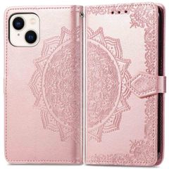 imoshion Mandala Klapphülle Apple iPhone 14 / 13 - Rosé gold
