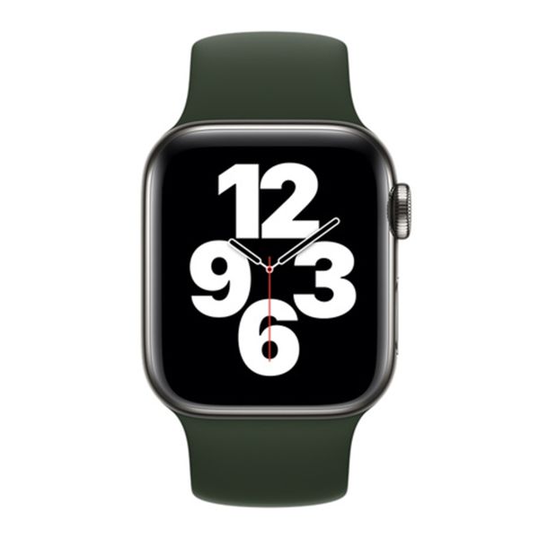 Apple Solo Loop für die Apple Watch Series 1-9 / SE - 38/40/41 mm / Series 10 - 42 mm - Größe 9 - Cyprus Green