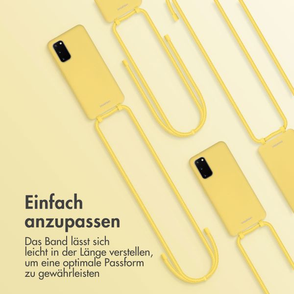 imoshion Color Backcover mit abtrennbarem Band Samsung Galaxy S20 - Gelb