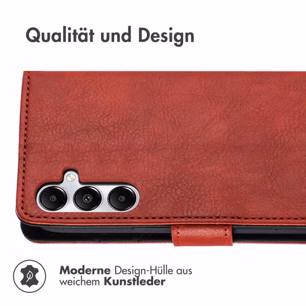 imoshion Luxuriöse Klapphülle Samsung Galaxy A15 (5G/4G) - Rot