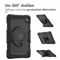 Accezz Robustes Back Cover mit Schultergurt Lenovo Tab (2025) - Schwarz