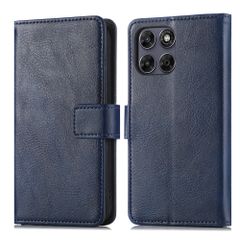imoshion Luxuriöse Klapphülle Motorola Moto G77 - Dunkelblau
