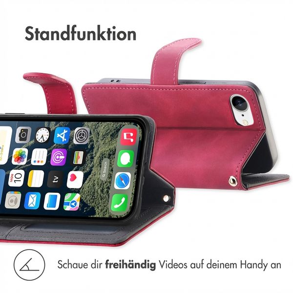 imoshion Klapphülle mit Kordel Apple iPhone 17e / 16e - Rot