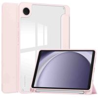 imoshion Trifold Hardcase Klapphülle Samsung Galaxy Tab A9 8.7 Zoll - Rosa