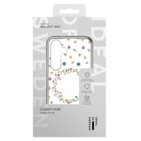 iDeal of Sweden Clear Case für das Samsung Galaxy S25 - Petit Floral