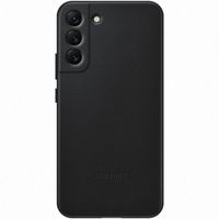 Samsung Original Leather Backcover für das Galaxy S22 Plus - Schwarz