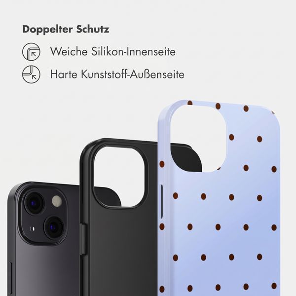 Selencia Vivid Back Cover Apple iPhone 13 - Happy Dots Digital Sky
