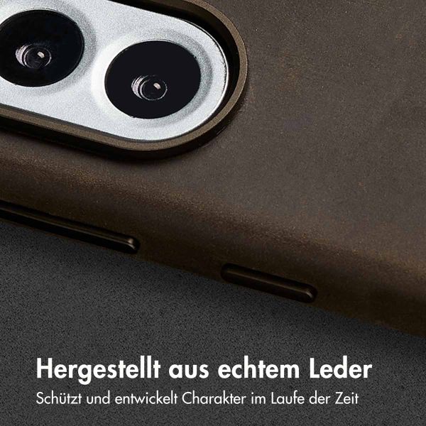 Accezz Vintage Leather Magsafe Backcover Samsung Galaxy A56 - Rustic Brown