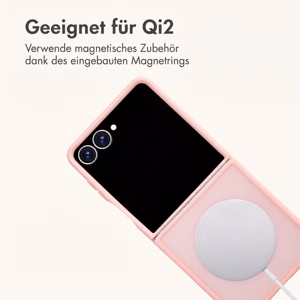 imoshion Color Guard Back Cover mit MagSafe Samsung Galaxy Z Flip 8 - Hellrosa
