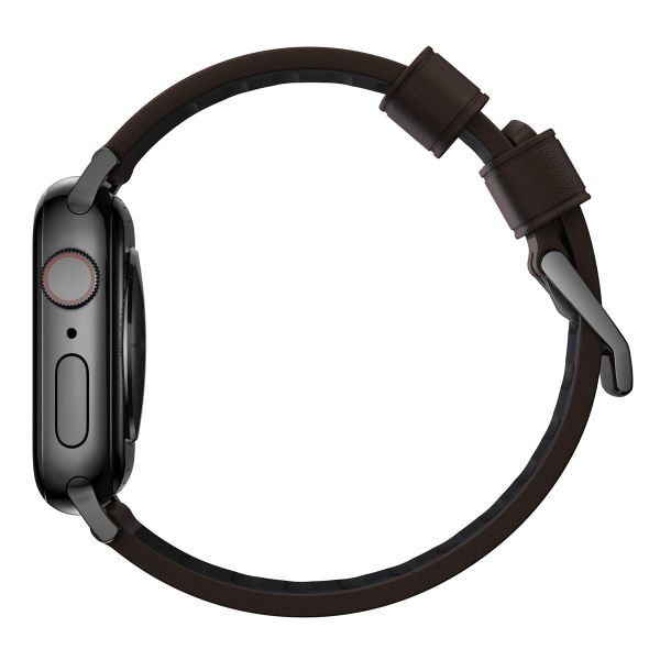Nomad Active Pro Armband für das  Apple Watch Series 1 t/m 11 / SE / Ultra (44/45/46/49 mm) - Brown / Black