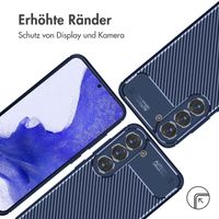 imoshion Carbon-Hülle für das Samsung Galaxy S23 Plus - Blau