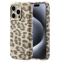 Selencia Sabi Backcover Leopardenmuster mit MagSafe Apple iPhone 15 Pro - Soft Ivory