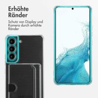 imoshion Soft Case Back Cover mit Kartenhalter Samsung Galaxy S22 - Transparent