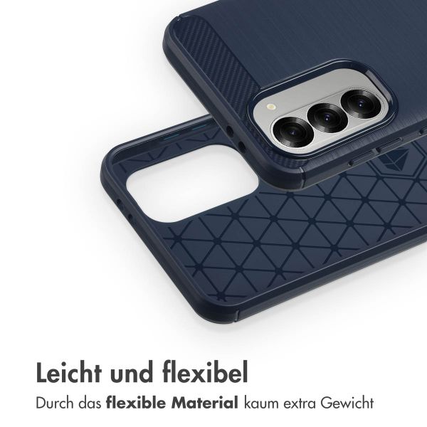 imoshion Brushed Back Cover für das Samsung Galaxy A56 - Dunkelblau