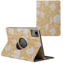 imoshion 360° drehbare Design Klapphülle Lenovo Tab M11 - Yellow Flowers