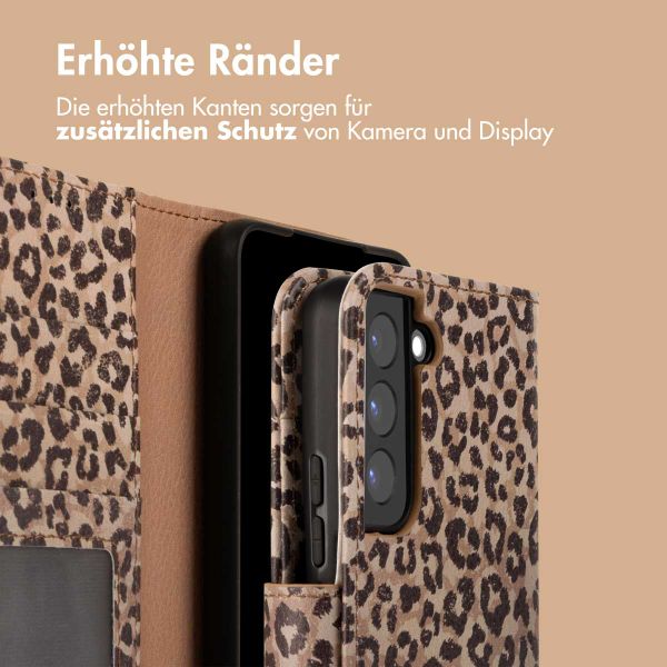 imoshion Design Klapphülle Samsung Galaxy S22 - Leopard Mood