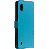 Kleeblumen Klapphülle Türkis Samsung Galaxy A10