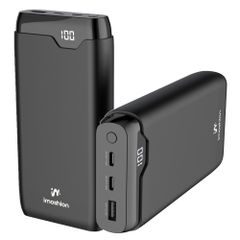imoshion Powerbank - 27.000 mAh - Schnelles Aufladen und Power Delivery - 30W - Schwarz
