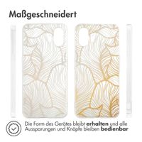 imoshion Design Hülle Nothing Phone (2) - Golden Leaves Transparent