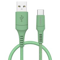 imoshion Braided USB-C-zu-USB Kabel - 1 Meter - Grün