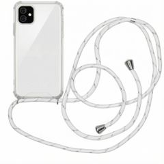 imoshion Backcover mit Band Apple iPhone 11 - Weiß Silber