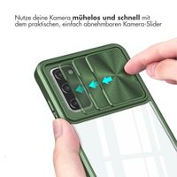 imoshion Back Cover mit Kameraschieber für das Samsung Galaxy S20 FE - Dunkelgrün