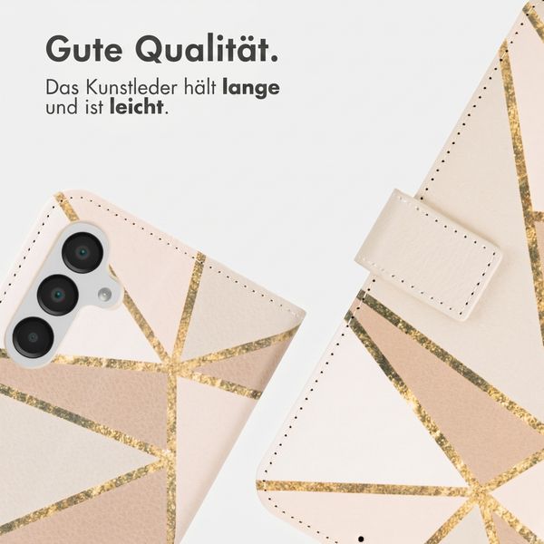 imoshion Design Klapphülle Samsung Galaxy A16 - Beige Graphic