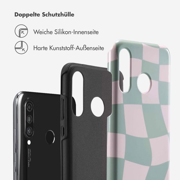 Selencia Vivid Back Cover Huawei P30 Lite - Groovy Sage Green