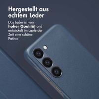 Accezz 2-in-1 Klapphülle aus Leder mit MagSafe Samsung Galaxy S23 - Nightfall Blue