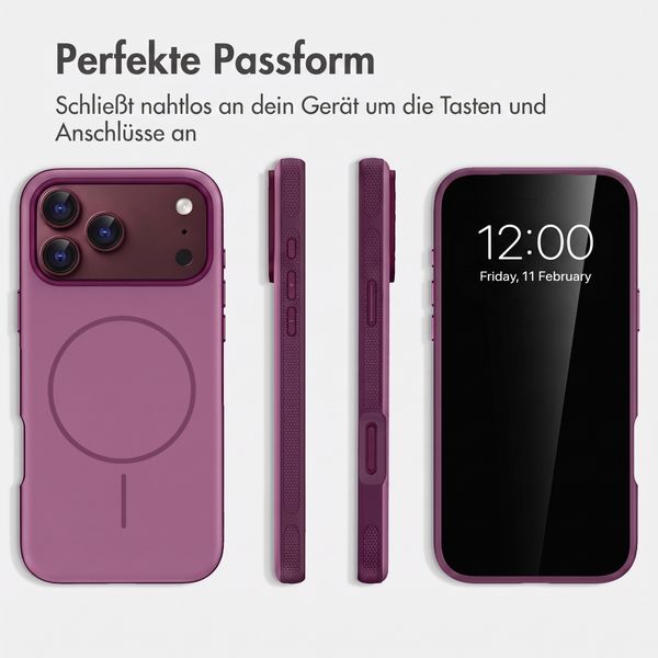imoshion Color Backcover mit Thin MagSafe Ring Apple iPhone 18 Pro Max / 17 Pro Max - Violett