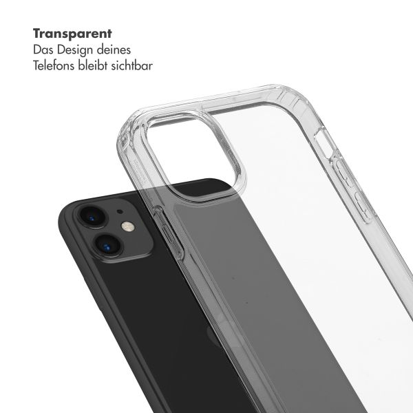 Selencia Backcover mit abnehmbaren Haken iPhone 11 - Transparent