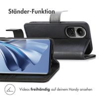 imoshion Luxuriöse Klapphülle Oppo Reno 10 / 10 Pro - Schwarz
