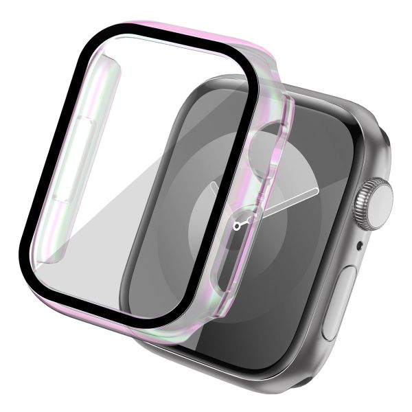 imoshion Full Cover glänzendes Hard Case für die Apple Watch Series 7 / 8 / 9 – 41 mm – Pearlescent