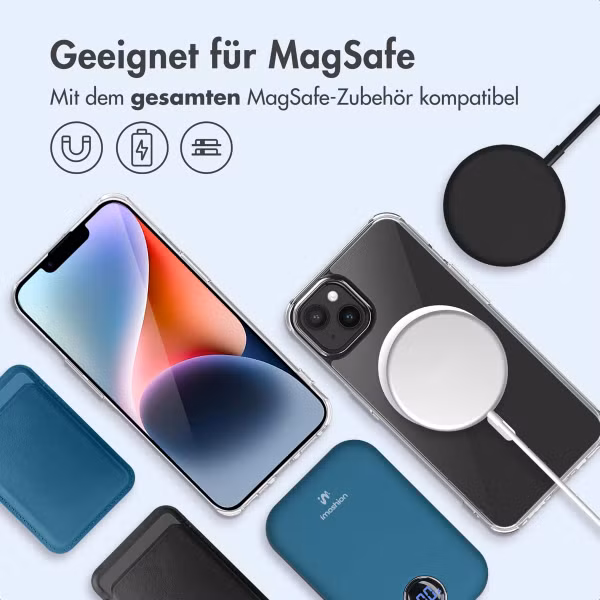 imoshion Protective Back Cover mit MagSafe Apple iPhone 14 Plus - Transparent