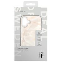 iDeal of Sweden Fashion Back Case Apple iPhone 16 - Rose Pearl Marble
