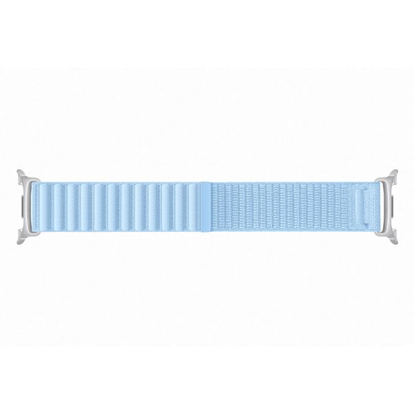 Samsung Original Fabric Armband für  Samsung Galaxy Watch 9 (40/44mm) / Watch 8 (40/44mm) / Classic (46mm) - Größe S/M - Blau