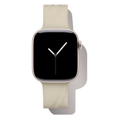 iDeal of Sweden Watch Band Soft Swirl für  Apple Watch | 38/40/41/42 mm - Größe S/M - Cloud Dancer