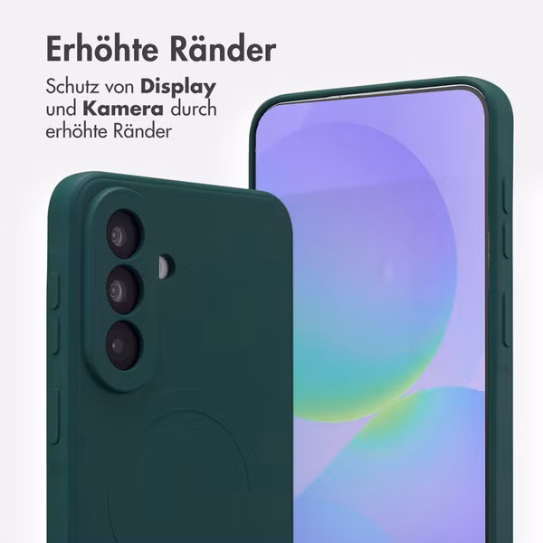 imoshion Color Back Cover mit MagSafe Samsung Galaxy A37 (5G) - Dunkelgrün