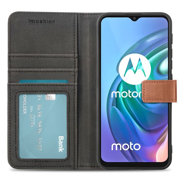 imoshion Luxuriöse Klapphülle Motorola Moto G30 / G20 / G10 (Power) - Braun