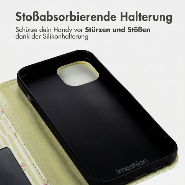 imoshion Design Klapphülle Apple iPhone 15 - Garden Stripes