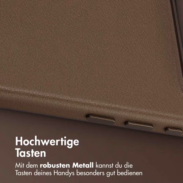 Accezz MagSafe Leather Backcover Apple iPhone Air - Kaffeebraun
