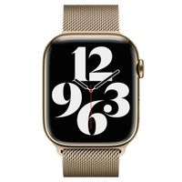 Apple Mailänder Fitness-Armband für das  Apple Watch Series 1 t/m 11 / SE / Ultra (44/45/46/49 mm) - Goud